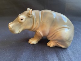 antique Nymphembirg  selb germany porcelain hippopotamus hippo. Marked. - £315.27 GBP