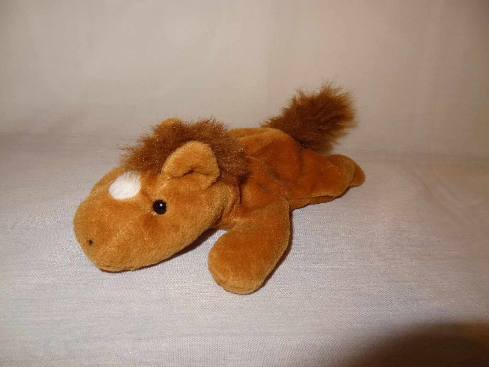 Horse Brown Plush Stuffed Animal 9 inches Great American Fun Corp Bean Bag Toy  - £6.22 GBP