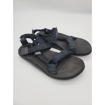 Teva Sandals 9M Mens Black Adjustable Hiking Sport Strappy Open Toe Shoes - £25.45 GBP