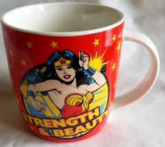 Wonder Woman Coffee Mug DC Comics 12 oz Official Strength &amp; Beauty - $29.99