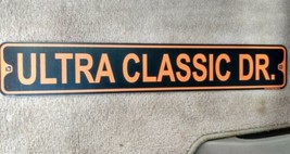 Ultra Classic Drive Aluminum Metal Street Sign 3&quot; x 18&quot; Harley - £11.65 GBP