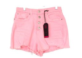 NEW with Tags No Boundaries Cut Off Shorts Juniors Size 11 Stretch Pink Denim - £14.20 GBP
