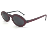 Vintage la Eyeworks Sunglasses ELLA 337M Matte Black Red Round with blac... - $74.75