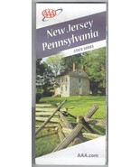 2009 AAA Map New Jersey Pennsylvania - £7.47 GBP