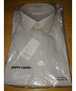 PIERRE CARDIN MEN&#39;S LS DRESS SHIRT-16/16.5 X 34/35-NIP-$40-COLOR &quot;SAND&quot;-... - £16.63 GBP