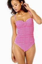 Lilly Pulitzer Pink Isle Layne One Piece Swimsuit Size 14 NWT - $2,352.15 MXN