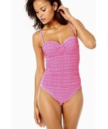 Lilly Pulitzer Pink Isle Layne One Piece Swimsuit Size 14 NWT - $124.80