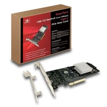 Vantec Dual Port Usb 3.2 Gen2X2 (40Gbps) Type C Pcie Host Card - £208.87 GBP
