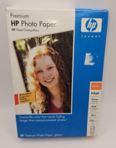 HP 60 Sheets Sealed Glossy Premium Photo Paper Inkjet Printer 4x6 10mil ... - £6.42 GBP