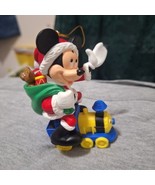 Vintage Disney Grolier Christmas Ornament - Mickey on Train - - $205.59 MXN