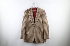 Vtg 60s 70s Streetwear Mens 48 Extra Long 2 Button Suit Coat Blazer Jack... - £46.67 GBP