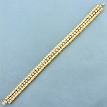 3ct TW Diamond Line Bracelet in 14K Yellow Gold - £2,671.58 GBP