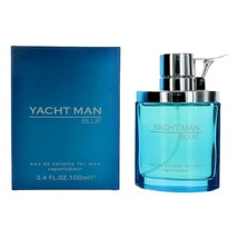 Yacht Man Blue by Myrurgia, 3.4 oz Eau De Toilette Spray for Men - £20.21 GBP