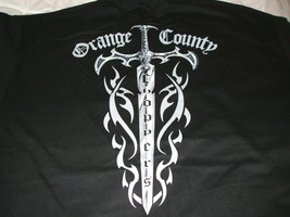 Orange County Chopper Sword on a black large (L) tee shirt  - $418.86 MXN