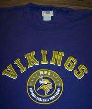 Retro Minnesota Vikings Nfl Football T-Shirt Mens Large - £15.82 GBP