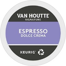 Van Houtte Espresso Dolce Crema Signature Coffee 24 to 144 K cups Pick Any Size - £29.71 GBP+