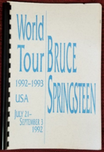 BRUCE SPRINGSTEEN - 1992/93 CREW MEMBERS TOUR ITINERARY WITH DETAILS OF ... - £74.49 GBP