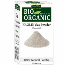 INDUS VALLEY Natural Kaolin/Clay Powder For Acne, Blackheads And For Glo... - £15.54 GBP