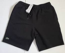 Lacoste Men&#39;s SPORT Tennis Fleece Shorts Black GH2136-51-031 Men Size Medium (4) - £48.24 GBP