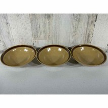 Vintage Hearthside Hand Painted Stoneware Lot of 3 Cereal Bowls - $14.83