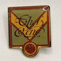 McDonald’s Chef Rene Fast Food Restaurant Advertising Enamel Lapel Hat Pin - $6.95