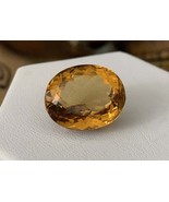 14.69 ct. Brazilian Shaman&#39;s Citrine, Faceted Oval Gem - The Voodoo Estate - £149.38 GBP