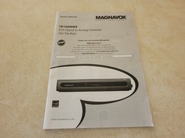 Magnavox TB100MW9 DTV Digital to Analog Converter Manual Only - $12.00