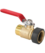 FINEST+ Garden Hose Shut off Valve, 3/4" GHT Water Hose Shut Turn off Va... - $350.01 MXN FINEST+ Garden Hose Shut off Valve, 3/4" GHT Water Hose Shut Turn off Va... - $350.01 MXN