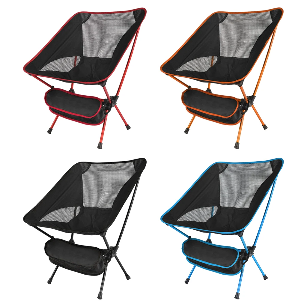 Lightweight Folding Camping Chair Seat Fishing Chair Seat Camping Beach BBQ - £27.63 GBP+