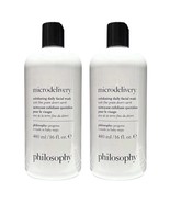 2X- Philosophy Microdelivery Exfoliating Daily Facial Wash 16 fl oz Sealed - $820.62 MXN