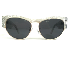 Spitfire England Sunglasses DISKO Ivory Marble Frames with Blue Lenses 52-15-130 - £18.61 GBP