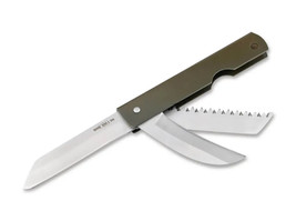 Boker Japanese Army Knife With Saw Tanto &amp; Curved Stainless Steel Blades... - $644.71 MXN