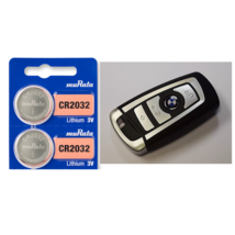 BMW Keyfob Replacement Battery Murata CR2032 Lithium (2 Pack) + Tracking - $4.12