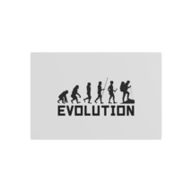 Personalized Evolution Silhouette Metal Art Sign - White Matte Finish - Various  - £34.79 GBP+