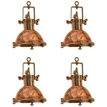 Nautical Hanging Focus Light Marine Brass and Copper Ceiling Hanging Decor Set o - £619.16 GBP