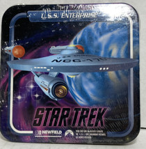 Star Trek 1997 Shuttlecraft Galileo II &amp; U.S.S Enterprise Coasters New Sealed 16 - £15.81 GBP