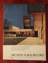 Architectural Record Magazine May 1966 University Of Massachusetts Campus - £10.33 GBP
