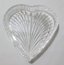Waterford Hand Cut Crystal 7 1/2&quot; Heart Shaped  Candy Trinket Dish Bowl - £19.54 GBP
