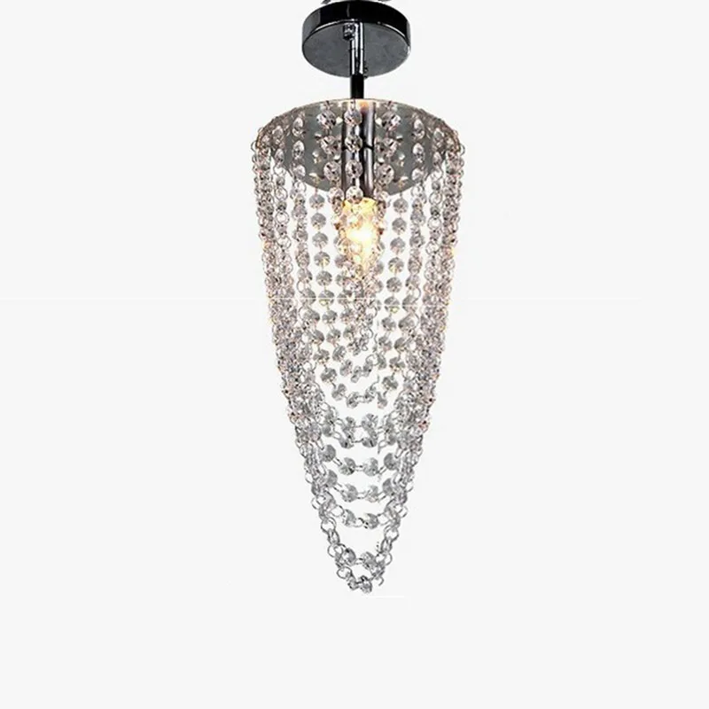 Free Shipping Brief Mini  Crystal Ligth Single Head Best Selling Hallway Lamp Di - £183.82 GBP
