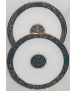 Set (2) Royal Doulton CARLYLE PATTERN Bone China DINNER PLATES Made in E... - $118.79
