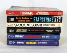 Star Trek Lot of 6 Paperback Books First Printing Spock, Renegade, Dreadnought - £14.75 GBP