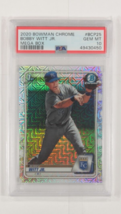 2020 Bowman Chrome Mega Scatola Bobby Witt Junior PSA 10 Gemma Mint #BCP-25 - £558.00 GBP