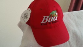 BUDWEISER Collector's BUD Red Cap w/Louie the Lizard, new w/tags - $20.00