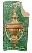 Door Knocker Solid Brass Midwestern Home Products NIP Vintage Home Decor - £13.93 GBP