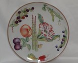 Julie Wear Summerlea Porcelain Dinner Plate, 9.25&quot;, Aspragus, Plum Fruit... - $86.33