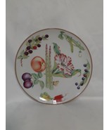 Julie Wear Summerlea Porcelain Dinner Plate, 9.25&quot;, Aspragus, Plum Fruit... - £60.97 GBP