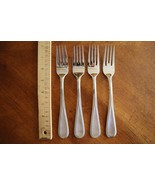 Lot 4x Mikasa Bravo Stainless Satin / Glossy Tines Vietnam Salad Forks 7.6&quot; - €20,18 EUR