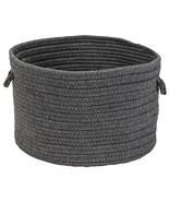 Colonial Mills 16 x 16 x 11 in. Sunbrella Solid Basket Granite - $108.66