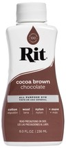 Rit Dye Liquid 8oz-Cocoa Brown - £14.17 GBP