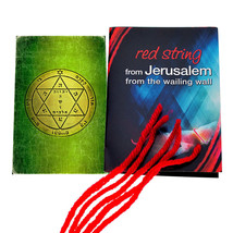 Kabbalah Red String Bracelet x5 from Jerusalem with King Solomon Health ... - £11.68 GBP